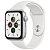 Apple Watch SE GPS, 44mm Silver Aluminium Case with White Sport Band - Regular